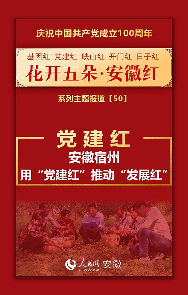 党建红丨安徽宿州：用“党建红”推动“发展红”（党建 红）