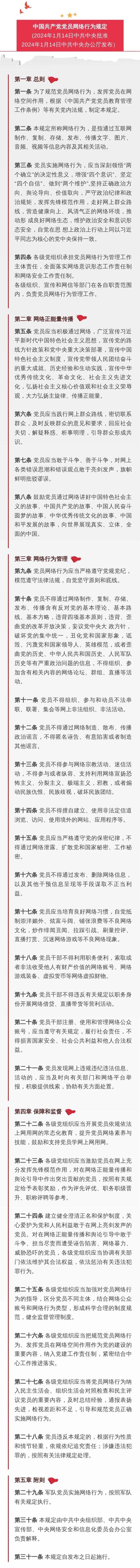 党建微课堂丨《中国共产党党员网络行为规定》（党员网络规范）