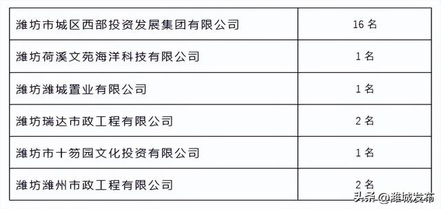 潍坊市城区西部投资发展集团有限公司2023年度第一批招聘公告（潍坊西部新城规划）