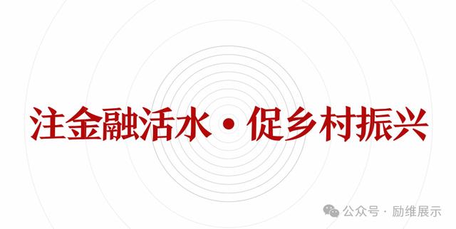 励维成果-某银行支行党建展厅：注金融活水 促乡村振兴（银行金融服务乡村振兴）