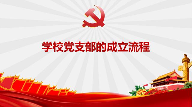 学校党支部的成立流程（学校党支部的成立流程图）