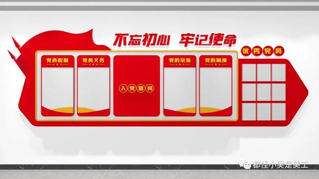 最新2022年11月党员活动室党建文化墙设计方案展示（党员活动室文化墙设计思路）