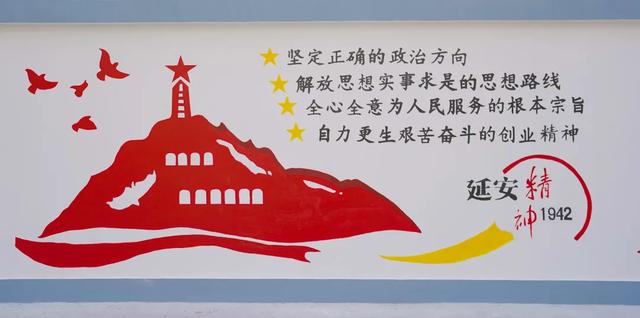 濟南大學學子手繪紅色文化墻慶祝建黨100周年（紅色黨建主題的手繪大學）