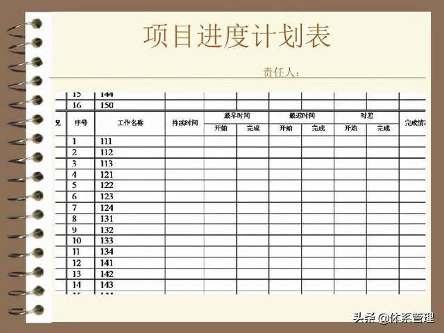 「体系管理」pmp项目管理案例模板（ppt 34页）（pmp项目管理实例）