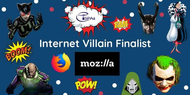 什么？！Mozilla 被提名英国“互联网恶棍”奖