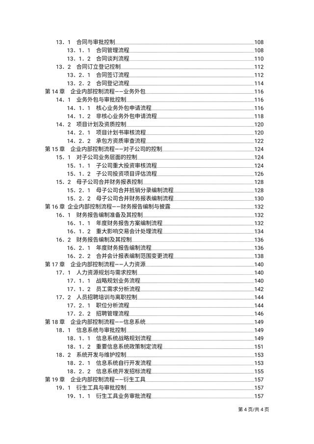 年薪80万总监熬夜做出来的“企业内部控制流程手册”简直太绝了！