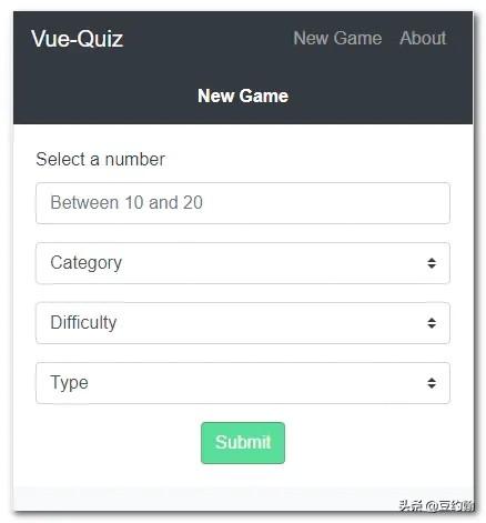 从0开始教你用Vue.js开发一个答题App（vue实现答题功能）