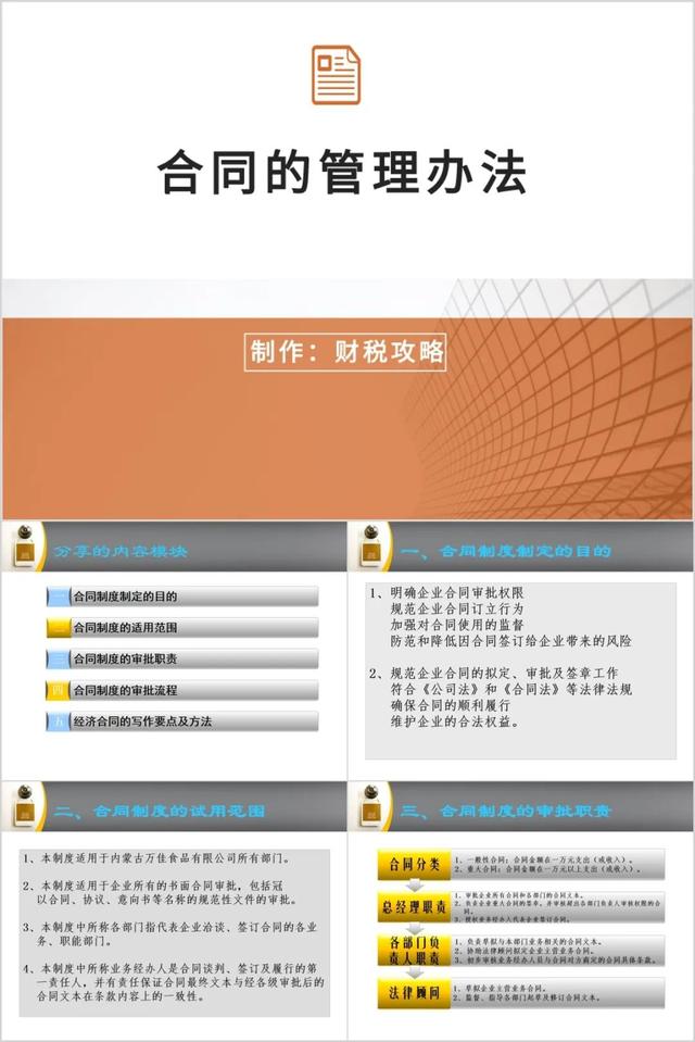 财务合同管理大全（财务合同管理大全pdf）