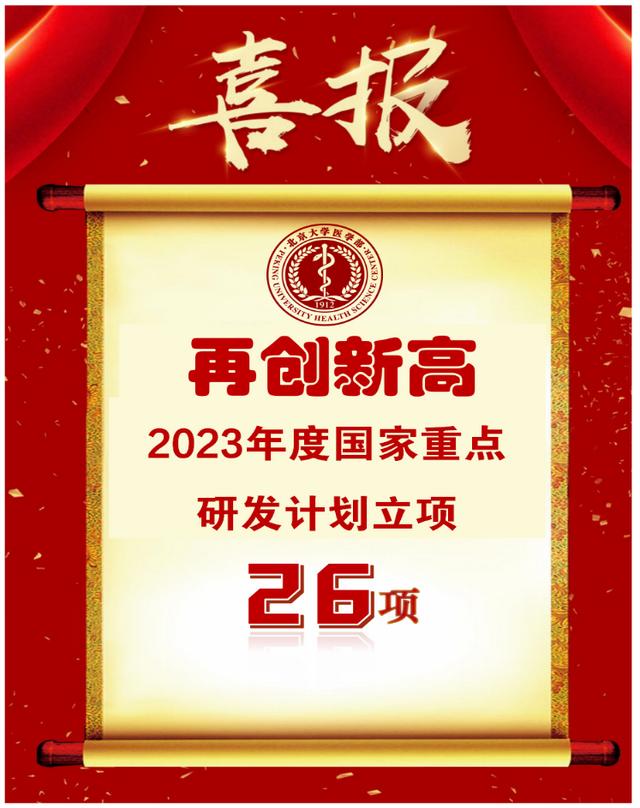 26项！北大医学国家重点研发计划立项再创佳绩！（北大医学部国家重点实验室）