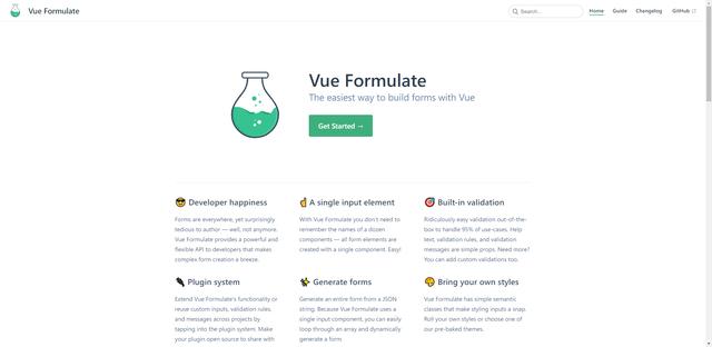 Vue优秀表单组件，用Vue构建表单的最简单方法——Vue Formulate（vue做表单）