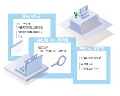 减证提速，跨部门的事更好办（高效办成一件事）